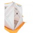 Палатка Призма 170 (1-сл) "люкс" композит, цвет бело-оранжевый